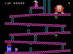 Donkey Kong level 1